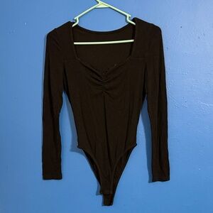 Black Long Sleeve Bodysuit